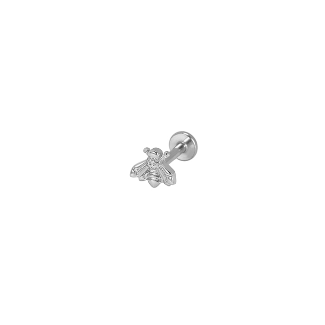 Stainless Steel Butterfly Exquisite Creative Ladies Lip Ring