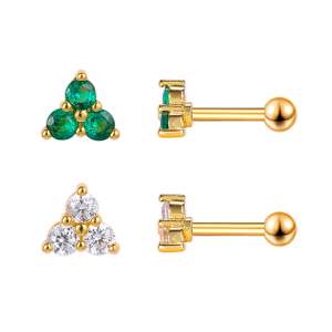 Surface Tragus Piercing Jewelry 14k Gold Earrings Wholesale Factory