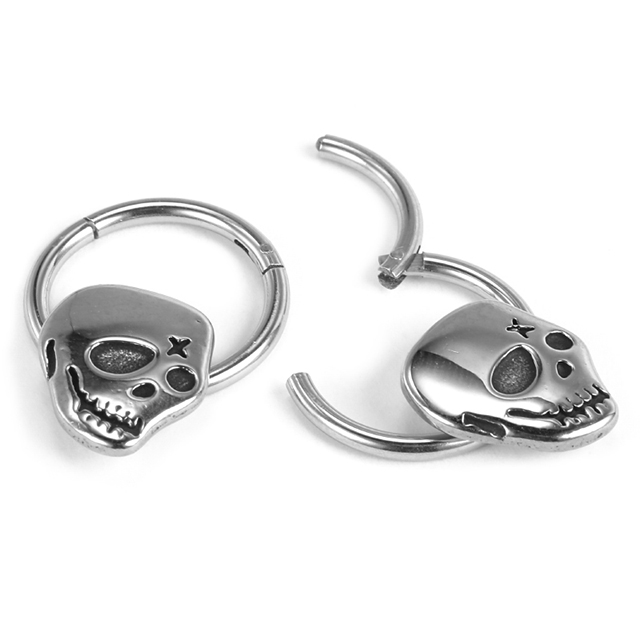 Stainless Steel Skull Handsome Buckle Ring Manufacturer Wholesale