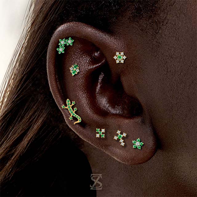 Top Target Ear Piercing Jewelry Cute Ear Piercings Factory Design