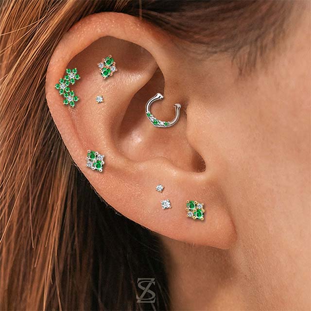 Top Target Ear Piercing Jewelry Cute Ear Piercings Factory Design